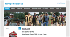 Desktop Screenshot of northportbassclub.com